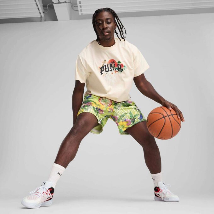 Camiseta de baloncesto Dunked In Florals para hombre Camiseta de baloncesto Dunked In Florals para hombre