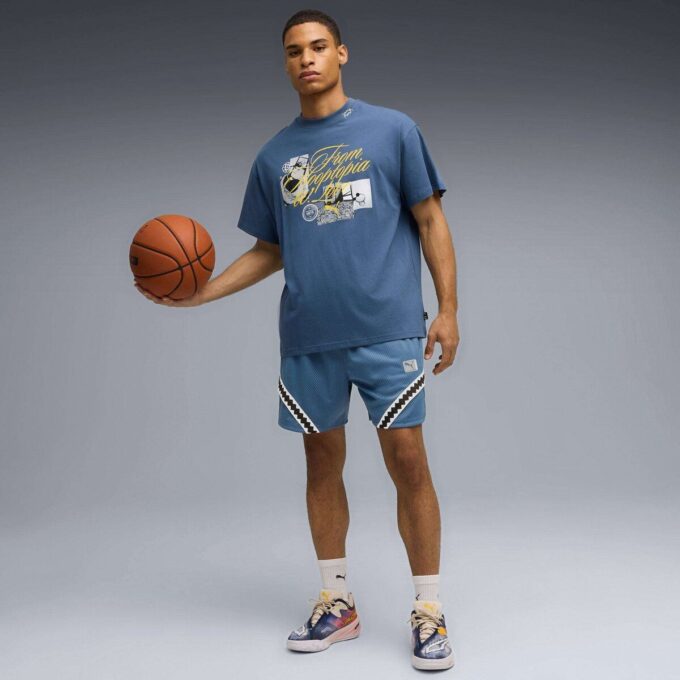 Camiseta de baloncesto extragrande Hooptopia para hombre Camiseta de baloncesto extragrande Hooptopia para hombre