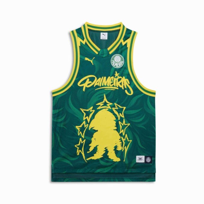 Camiseta de baloncesto HOOPS x SE Palmeiras para hombre Camiseta de baloncesto HOOPS x SE Palmeiras para hombre