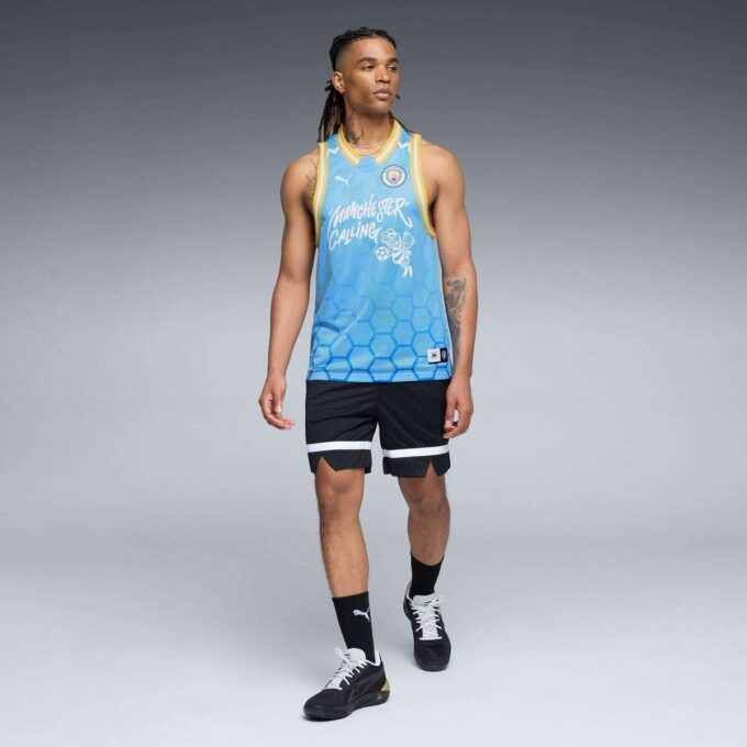 Camiseta de baloncesto para hombre HOOPS x Manchester City Camiseta de baloncesto para hombre HOOPS x Manchester City