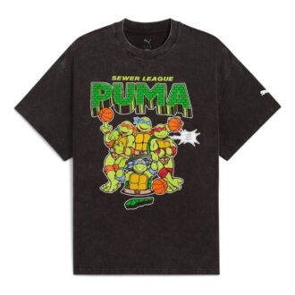Camiseta de baloncesto PUMA x TMNT “Black Washed”
