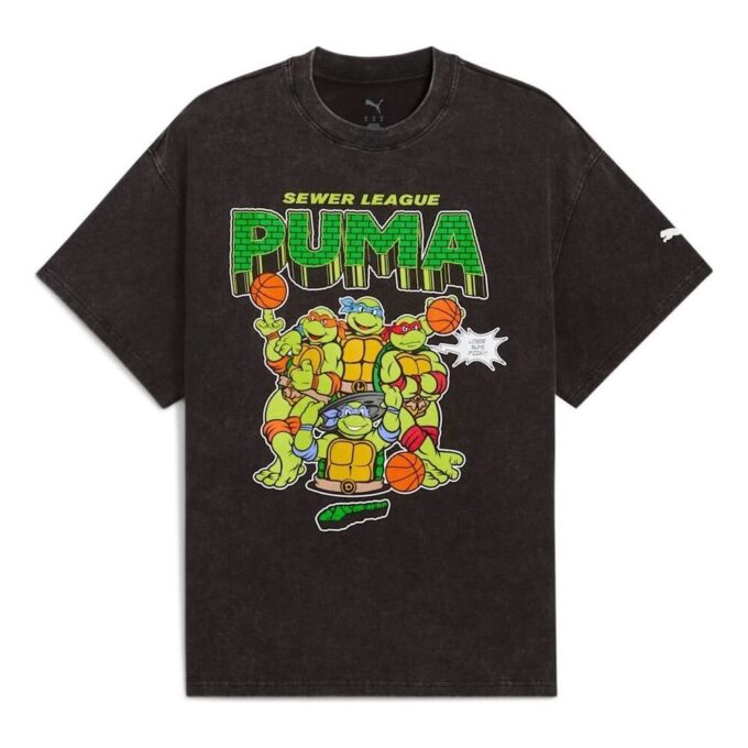Camiseta de baloncesto PUMA x TMNT “Black Washed”