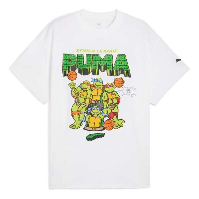 Camiseta de baloncesto PUMA x TMNT “Blanca”