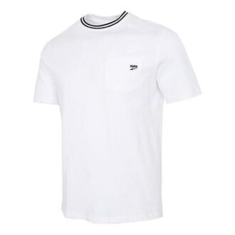 Camiseta de bolsillo Downtown “Blanca y negra”