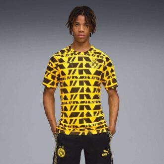 Camiseta de calentamiento de fútbol del BVB para hombre