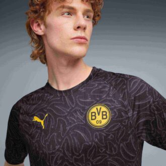 Camiseta de calentamiento de fútbol del BVB para hombre