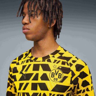 Camiseta de calentamiento de fútbol del BVB para hombre