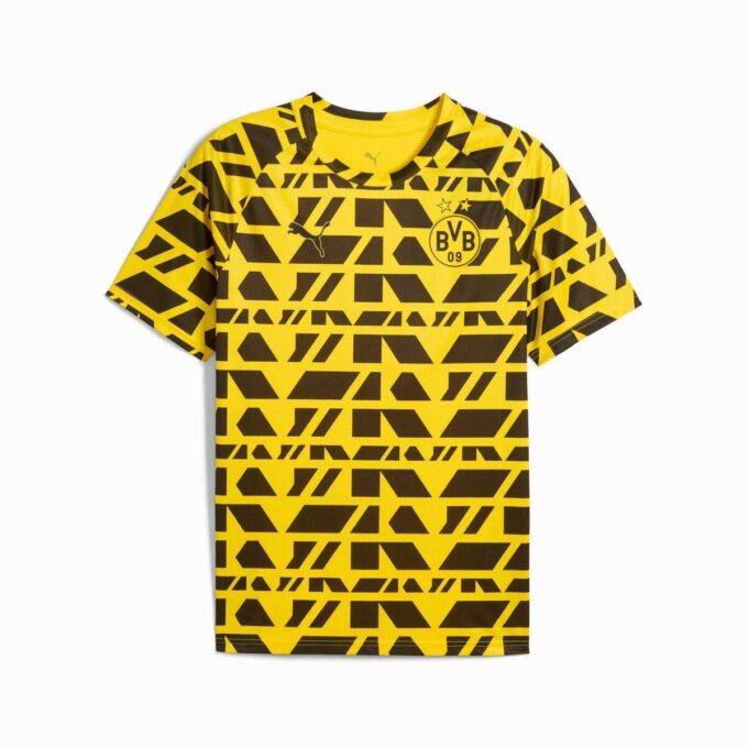 Camiseta de calentamiento de fútbol del BVB para hombre Camiseta de calentamiento de fútbol del BVB para hombre