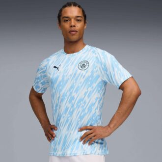 Camiseta de calentamiento de fútbol del Manchester City para hombre