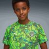 Camiseta de calentamiento de fútbol para niños grandes del Manchester City antes del partido Camiseta de calentamiento de fútbol para niños grandes del Manchester City antes del partido