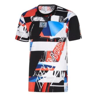 Camiseta de calle BMW Motorsport “Negro Rojo Azul”