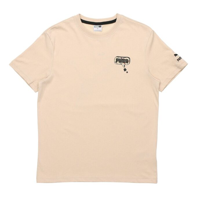 Camiseta de concienciación sobre la AOP “Beige, negro y blanco”
