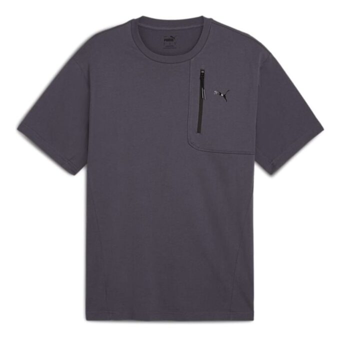 Camiseta de corte holgado Open Road “Gris Galáctico”