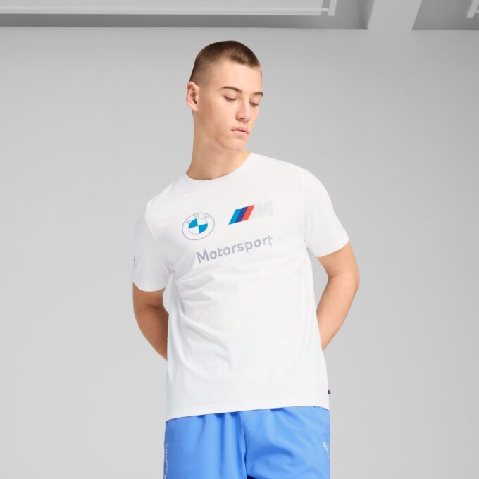 Camiseta de deporte de motor BMW M Motorsport Essentials para hombre Camiseta de deporte de motor BMW M Motorsport Essentials para hombre