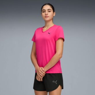 Camiseta de entrenamiento con cuello en V para mujer Train All Day Essentials