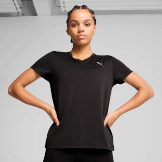Camiseta de entrenamiento con cuello en V para mujer Train All Day Essentials