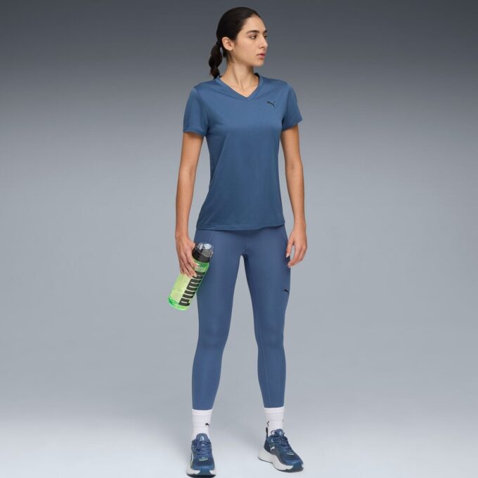 Camiseta de entrenamiento con cuello en V para mujer Train All Day Essentials Camiseta de entrenamiento con cuello en V para mujer Train All Day Essentials