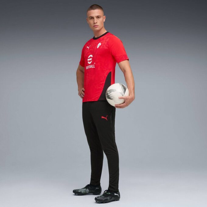 Camiseta de entrenamiento de fútbol de manga larga para hombre del AC Milan Camiseta de entrenamiento de fútbol de manga larga para hombre del AC Milan