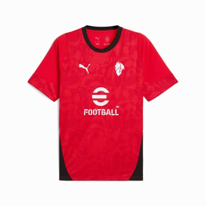 Camiseta de entrenamiento de fútbol de manga larga para hombre del AC Milan Camiseta de entrenamiento de fútbol de manga larga para hombre del AC Milan