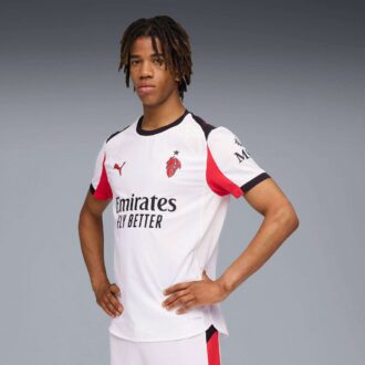 Camiseta de fútbol auténtica de visitante del AC Milan 25/26 para hombre