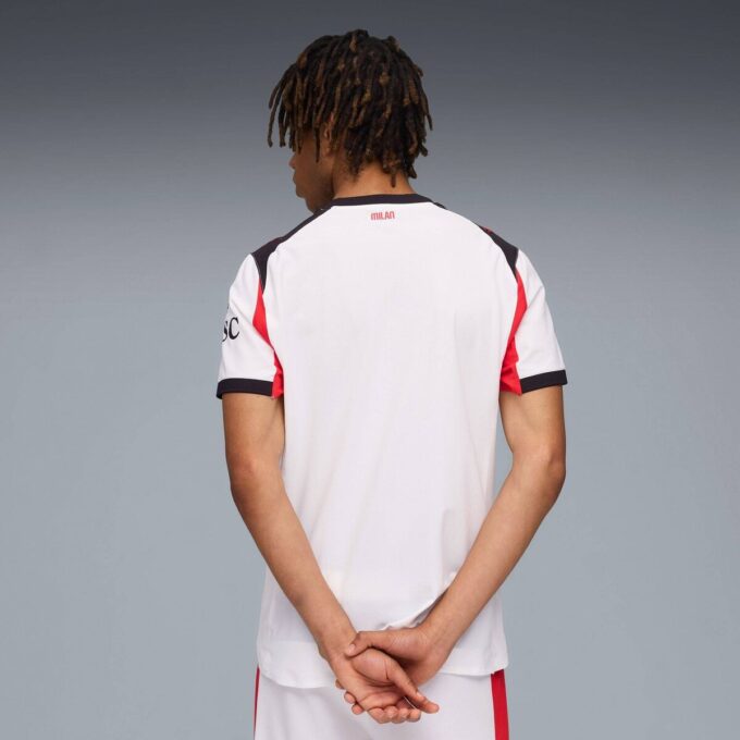 Camiseta de fútbol auténtica de visitante del AC Milan 25/26 para hombre Camiseta de fútbol auténtica de visitante del AC Milan 25/26 para hombre