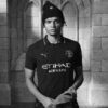 Camiseta de fútbol auténtica de visitante del Manchester City 25/26 para hombre Camiseta de fútbol auténtica de visitante del Manchester City 25/26 para hombre