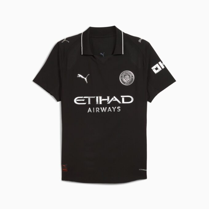 Camiseta de fútbol auténtica de visitante del Manchester City 25/26 para hombre Camiseta de fútbol auténtica de visitante del Manchester City 25/26 para hombre