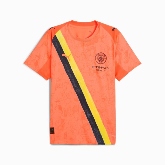 Camiseta de fútbol auténtica del Manchester City para hombre de PUMA x KIDSUPER Camiseta de fútbol auténtica del Manchester City para hombre de PUMA x KIDSUPER