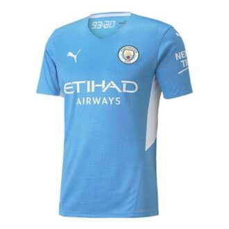 Camiseta de fútbol auténtica local del Manchester City “Azul”
