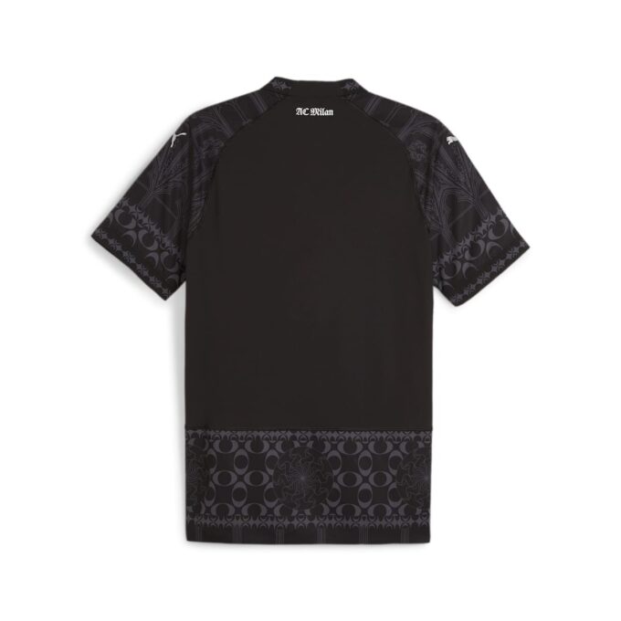 Camiseta de fútbol auténtica PUMA x PLEASURES del AC Milan “Negra”