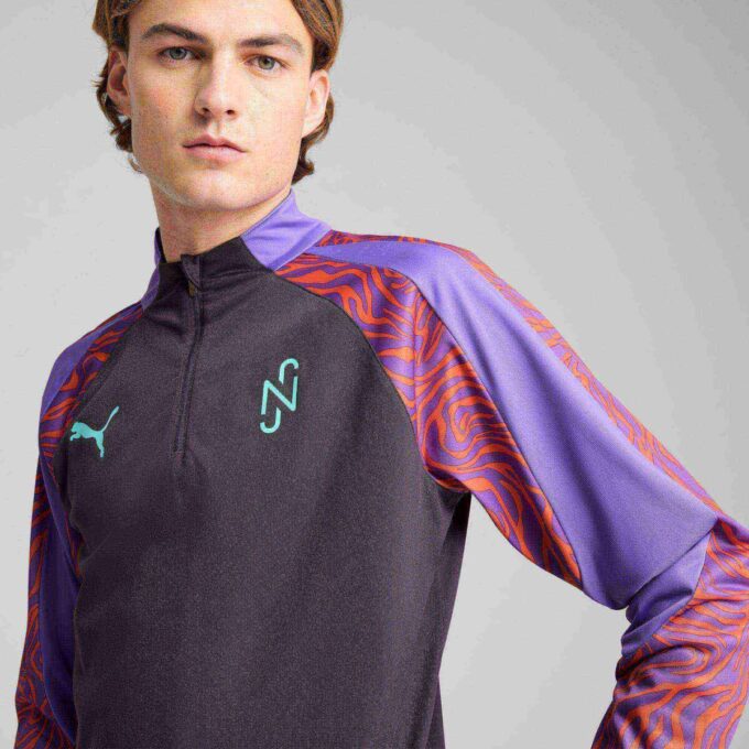 Camiseta de fútbol con cremallera de un cuarto para hombre PUMA x NEYMAR Creativity Camiseta de fútbol con cremallera de un cuarto para hombre PUMA x NEYMAR Creativity