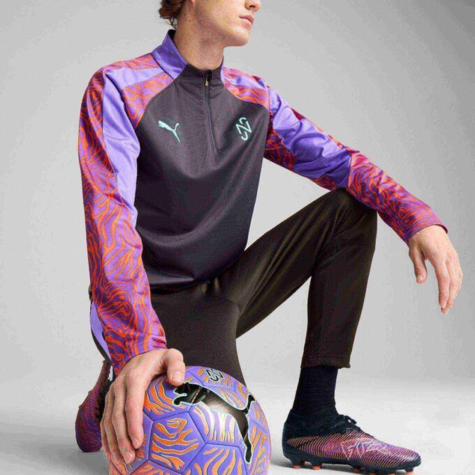 Camiseta de fútbol con cremallera de un cuarto para hombre PUMA x NEYMAR Creativity Camiseta de fútbol con cremallera de un cuarto para hombre PUMA x NEYMAR Creativity
