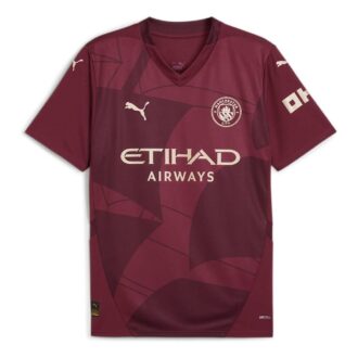 Camiseta de fútbol de la tercera equipación del Manchester City 24/25 “Jaspe oscuro”