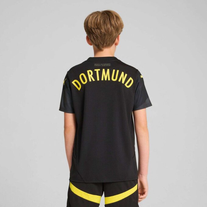 Camiseta de fútbol de visitante del Borussia Dortmund 24/25 para niños grandes (réplica) Camiseta de fútbol de visitante del Borussia Dortmund 24/25 para niños grandes (réplica)