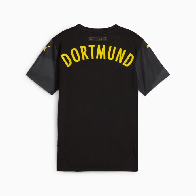 Camiseta de fútbol de visitante del Borussia Dortmund 24/25 para niños grandes (réplica) Camiseta de fútbol de visitante del Borussia Dortmund 24/25 para niños grandes (réplica)