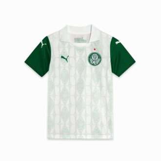 Camiseta de fútbol de visitante para niños grandes del SE Palmeiras Torcedor ’25