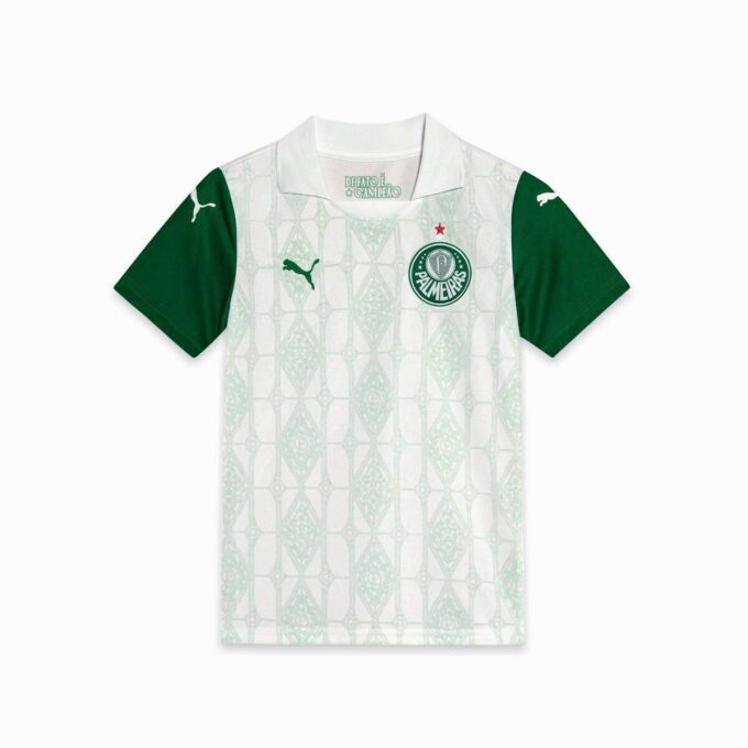 Camiseta de fútbol de visitante para niños grandes del SE Palmeiras Torcedor ’25 Camiseta de fútbol de visitante para niños grandes del SE Palmeiras Torcedor ’25