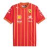 Camiseta de fútbol del equipo Scuderia Ferrari “Leclerc”