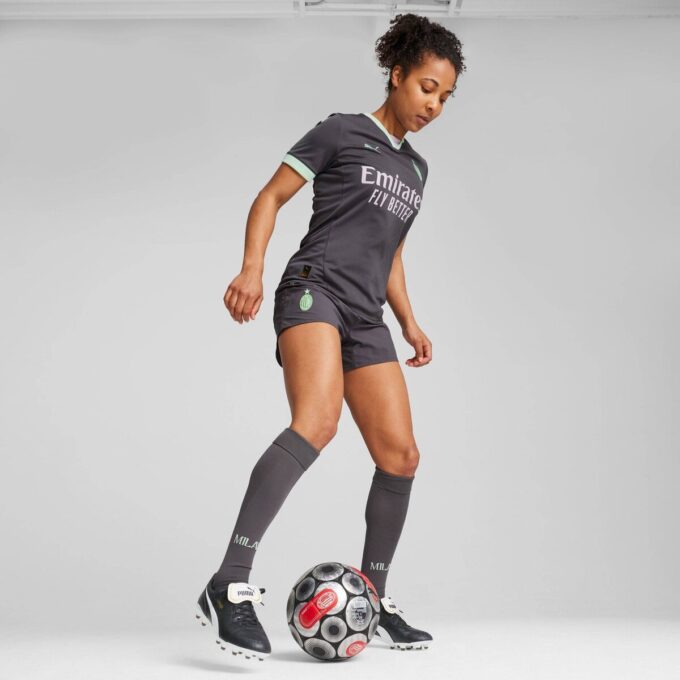 Camiseta de fútbol femenina de tercera equipación del AC Milan 24/25 Camiseta de fútbol femenina de tercera equipación del AC Milan 24/25