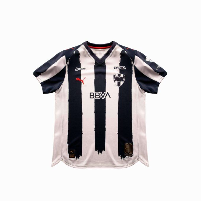 Camiseta de fútbol infantil réplica de local del C.F. Monterrey 25/26 Camiseta de fútbol infantil réplica de local del C.F. Monterrey 25/26