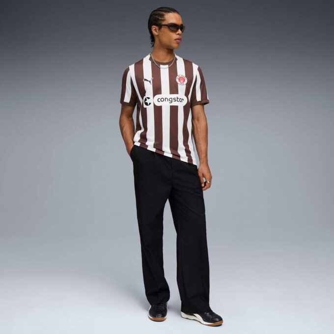 Camiseta de fútbol local para hombre FC St. Pauli ’25/’26 Camiseta de fútbol local para hombre FC St. Pauli ’25/’26