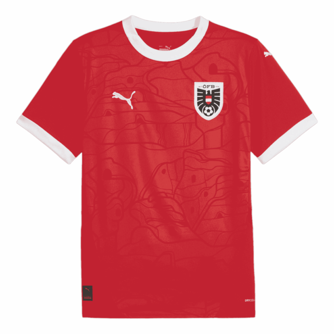 Camiseta de fútbol local réplica de Austria 24 “Roja”