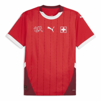 Camiseta de fútbol local Suiza 24 “Roja”