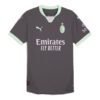 Camiseta de fútbol oficial del AC Milan 24/25, color gris menta
