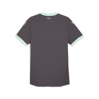 Camiseta de fútbol oficial del AC Milan 24/25, color gris menta