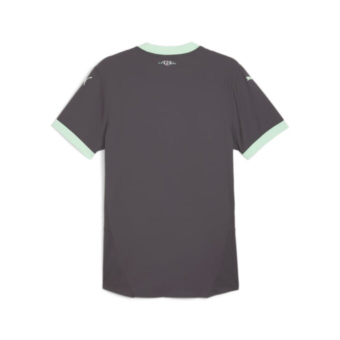Camiseta de fútbol oficial del AC Milan 24/25, color gris menta