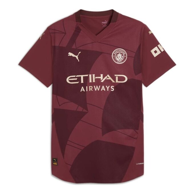 Camiseta de fútbol oficial del Manchester City 24/25 “Dark Jasper”
