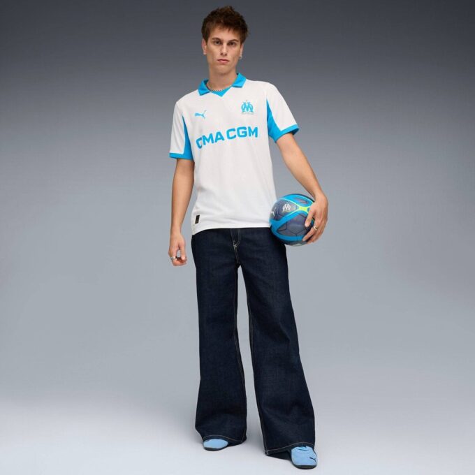 Camiseta de fútbol Olympique de Marseille 25/26 local masculina Camiseta de fútbol Olympique de Marseille 25/26 local masculina