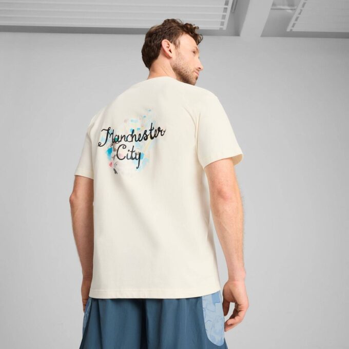 Camiseta de fútbol para hombre del Manchester City de PUMA x KIDSUPER Camiseta de fútbol para hombre del Manchester City de PUMA x KIDSUPER