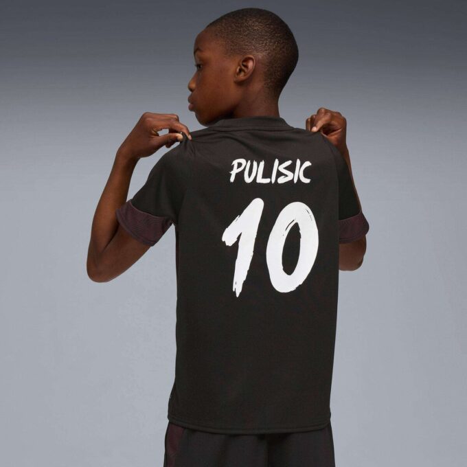 Camiseta de fútbol para niños grandes de Christian Pulisic Never Stop Camiseta de fútbol para niños grandes de Christian Pulisic Never Stop
